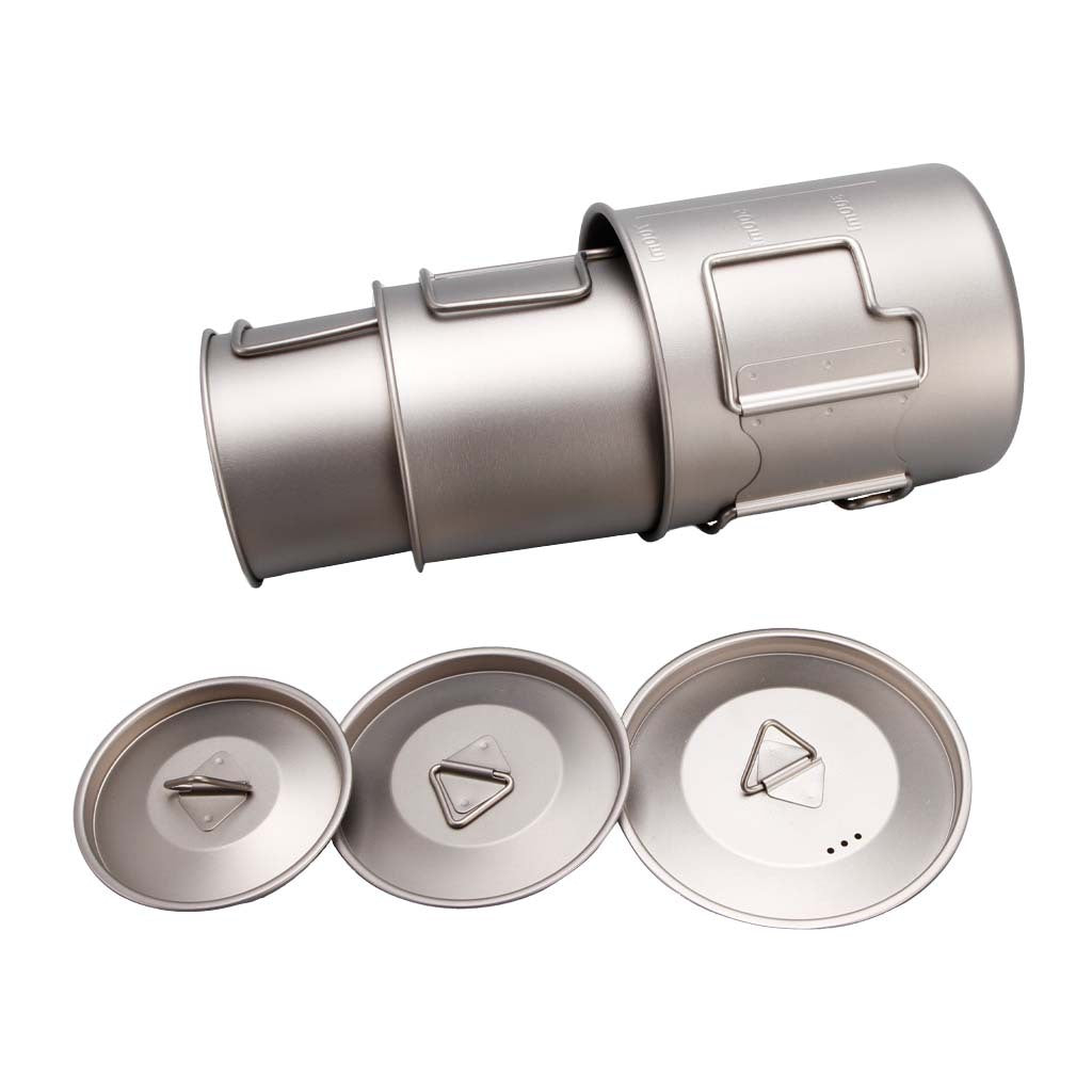 Titanium Camping Mug with Lid Foldable Handle Lightweight Outdoor Coffee Cup 10oz 15oz 24oz id1 - Adventure 4x4 Works