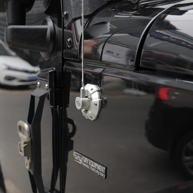 2007-2023 Jeep Wrangler JK, JL & Gladiator JT FURY Antenna Base Cover – Aluminum-Magnesium Alloy Antenna Mount Cap - Adventure 4x4 Works