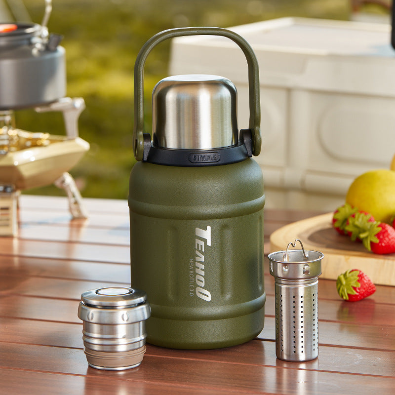 Heavy-Duty 316 Stainless Steel Insulated Thermos with Infuser id15 - Adventure 4x4 Works