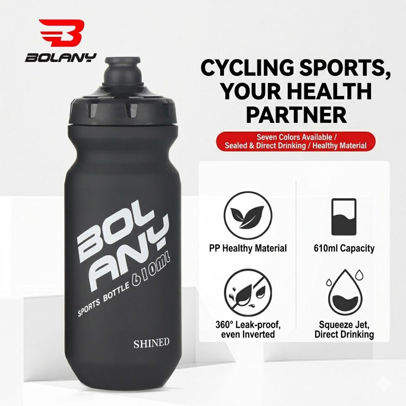 Ergonomic Squeeze Cycling Water Bottle - Leakproof PP5 Sports Flask - Adventure 4x4 Works