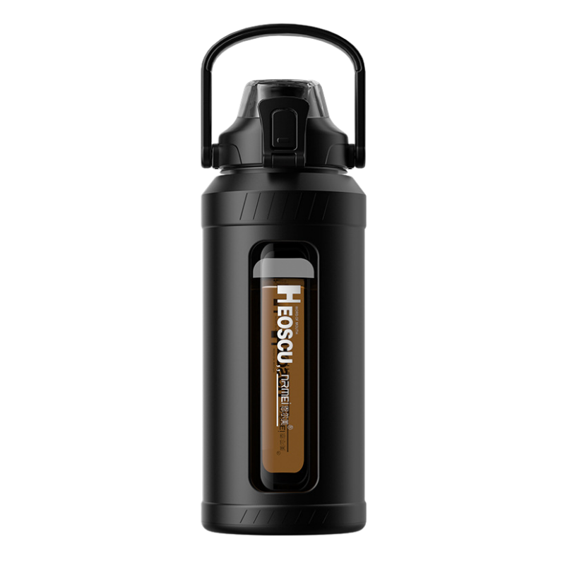 Heavy-Duty Borosilicate Glass Water Bottle with Tea Infuser | Armored Large Capacity Jug id4 - Adventure 4x4 Works